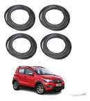 Kit Completo 4 Borracha Da Porta Com Aba Fiat Mobi Após 2016