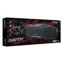 TECLADO HARDLINE HL-SHK SHADOW HUNTER GAMING USB