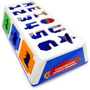 Brinquedo Educativo Caixa Encaixa Letras E Números