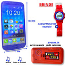 Brinquedo Telefone Celular Musical Relogio Infantil Pilhas