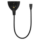 CHAVE SELETORA HUB HDMI EVUS C-079 3 ENTRADAS X 1 SAIDA