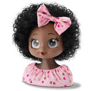 Boneca Style Hair Negra 21cm Com Acesso