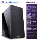 Computador Gamer 3000 - I3 10100f 3.6ghz 10ª Ger. Mem. 8gb Ddr4 Ssd 240gb Rx550 4gb Fonte 500w Pfc Ativo Windows 10 Home