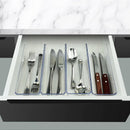 Organizador De Potes Retangulares 24x8x5,5cm Caixa Com 04