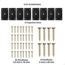 Kit 8 Chapinhas Retas Para Fixação