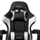 CADEIRA GAMER BRX IMPACT SILVER