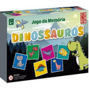 Jogo Da Memória Dinossauro Em Madeira Mdf - 54 Peças