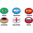 Brinquedo Futebol De Botão 6 Times - Jogo Completo