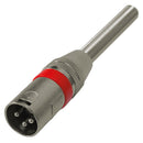 PLUG CANNON MACHO VERMELHO CORPO METÁLICO COM MOLA - PC / 5