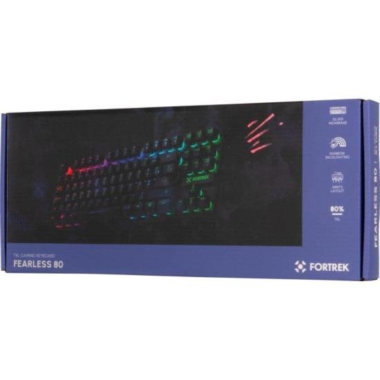 Teclado Gamer Fortrek Fearless 80 TKL Preto