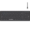 Teclado Sem Fio Office Fortrek KB11 Full Bluetooth Preto