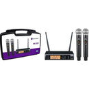 Microfone Sem Fio Harmonics HSF-200 Duplo