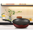 Frigideira Wok Rochedo Facilita Vermelho 24cm - CXM / 6