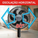 Ventilador de Coluna Arno Essential 40cm 6 Pás 140W VE2C 110V