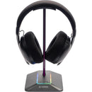 Suporte Para Headset RGB com Hub USB 2 entradas Fortrek Nexus