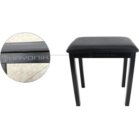 Banqueta Para Piano BP600P Preto Hayonik