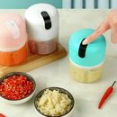 Mini Processador Usb De Alimentos Eletrico Cor:branco