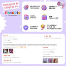Kit 4 Celular De Brinquedo Com Som E Luz Telefone Infantil