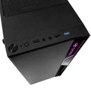 GABINETE GAMER C3 TECH MT-G400BK MID TOWER COM LED SEM FONTE