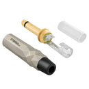 Conector P10 Mono Metal Prata Gold Storm 5 Unidades