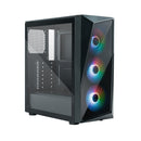 Gabinete Cooler Master Cmp 520 Atx Lateral Em Vidro Temperado 3 Fans Argb Preto  |  Cp520-kgnn-s00