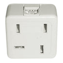 PLUG TELEF.FEMEA C/JACK LATERAL MARFIM - PC / 10
