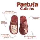 Pantufa Gatinho Infantil RosaTam. 32/33