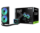 Water Cooler Asrock Challenger 240 Digital Preto 240mm Argb Com Display