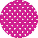Kit 4 Capas Para Sousplat Poá Pink 35cmx35cm - UN / 4
