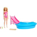Barbie Estate Piscina Glam Com Boneca Loira