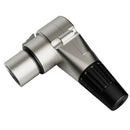 Kit 02 Conectores Xlr Femea 90 Graus Wc2043 Wireconex