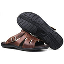 Chinelo Masculino De Couro Havana - 10C0900LTHAV
