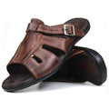 Chinelo Masculino De Couro Havana - 10C0900LTHAV