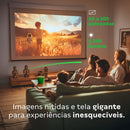 Projetor Intelbras Pfl5211 5200 Lumens Lcd Full Hd Wifi Bluetooth