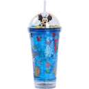Copo Decorado Mickey Com Led E Canudo 450ml Sortido