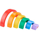 Fisher-price Arco-íris De Madeira Empilhável 6 Peças