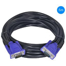 Cabo Vga D-sub 15 Pinos Para Monitor 5 Metros - Vga-5