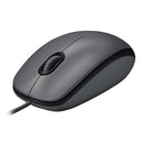 Mouse Logitech M90 Cinza USB - 910-004053