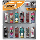 Isqueiro Descartável Bic Maxi Netflix Cartela Com 12 Unidades
