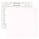 Conj Placa 4x4 Cega Br Com Suporte B3 - Margirius
