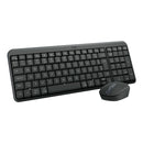 Kit Teclado e Mouse Logitech MK250 Grafite Sem fio - 920-013516