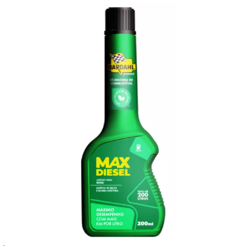 Kit 10 Bardahl Max Diesel 200 Ml - UN / 10