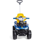 Veículo Para Bebê Cross Up Azul 2 Em 1 Com Som - Suporta Até 30kg