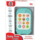 Brinquedo Para Bebê Baby Fone Celular Com Som E Luz
