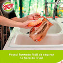 Esponja Para Limpeza Scotch-brite Não Risca Laranja