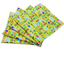 Kit 4 Guardanapos De Tecido Algodão Coelho Da Páscoa Alegria Amarelo 39cmx39cm - UN / 4