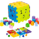 Brinquedo Educativo Cubo Didático Com Blocos