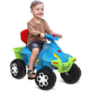 Veículo Para Bebê Smart Quad Azul Com Função Passeio E Pedal