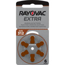 Pilha Bateria Aparelho Auditivo Tam312 Rayovac Blister Com 6
