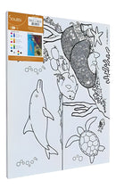 Tela De Pintura Desenhada Riscada 30x40 Souza